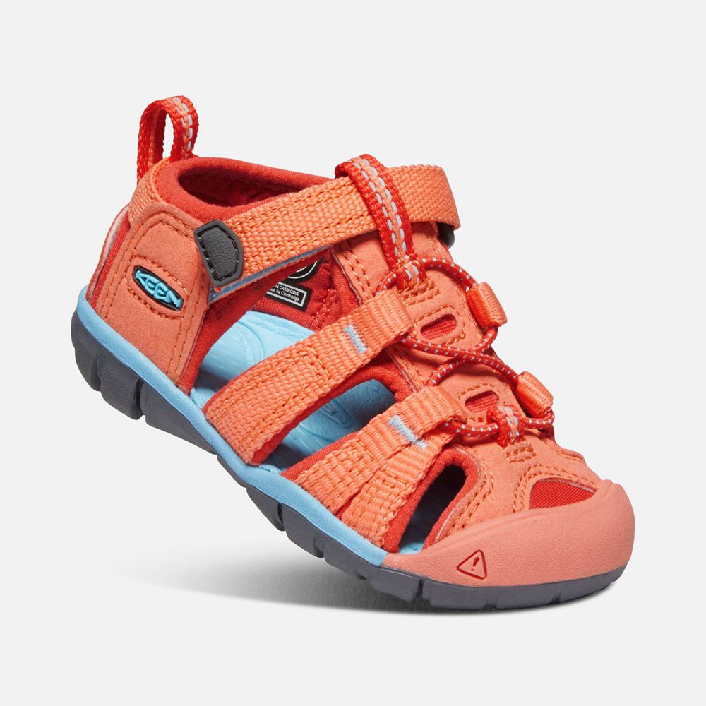 Keen Sandalet Çocuk Mercan/Kırmızı - Seacamp Ii Cnx - Türkiye UGJF31246
